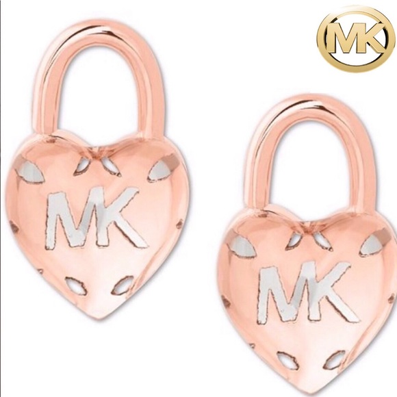 Michael Kors Jewelry - Michael Kors Rose Gold Logo Heart